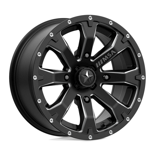Msa Offroad Wheels M42 Bounty Satin Black Milled