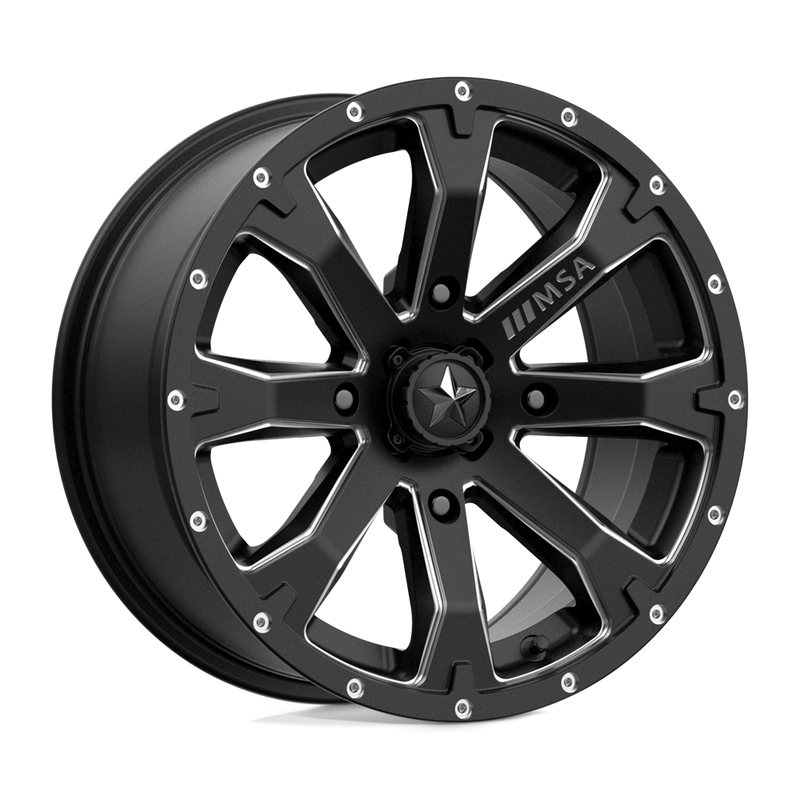 Load image into Gallery viewer, Msa Offroad Wheels M42 Bounty Satin Black Milled

