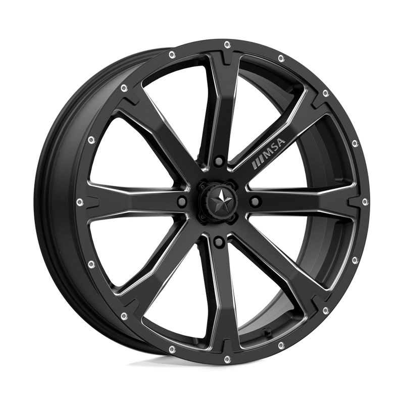 Load image into Gallery viewer, Msa Offroad Wheels M42 Bounty Satin Black Milled
