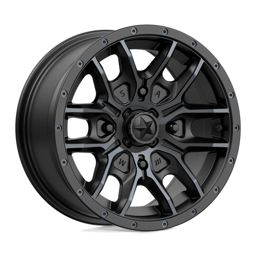 Msa Offroad Wheels M43 Fang Satin Black With Titanium Tint