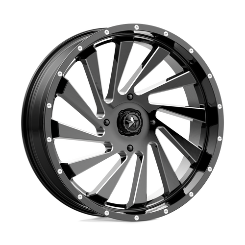 Msa Offroad Wheels M46 Blade Gloss Black Milled
