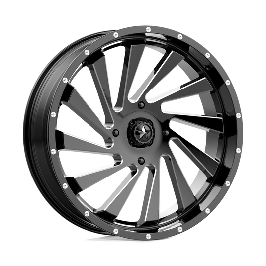 Msa Offroad Wheels M46 Blade Gloss Black Milled