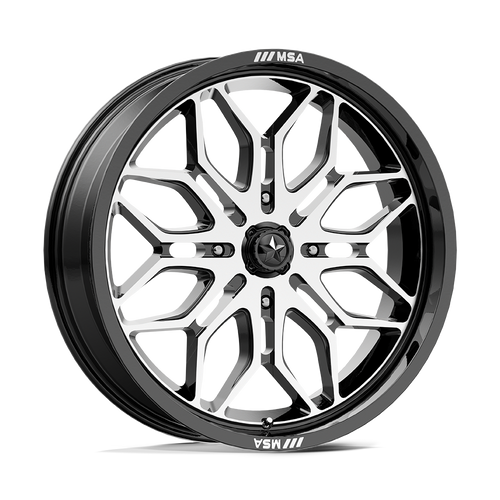 Msa Offroad Wheels M47 Sniper Gloss Black Machined