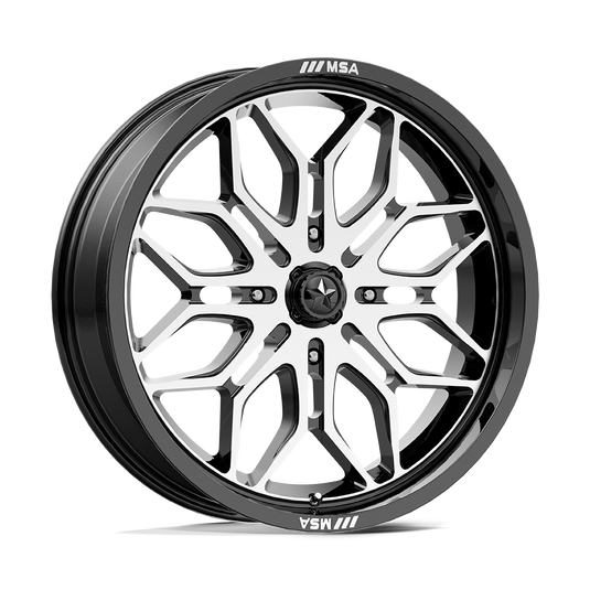 Msa Offroad Wheels M47 Sniper Gloss Black Machined