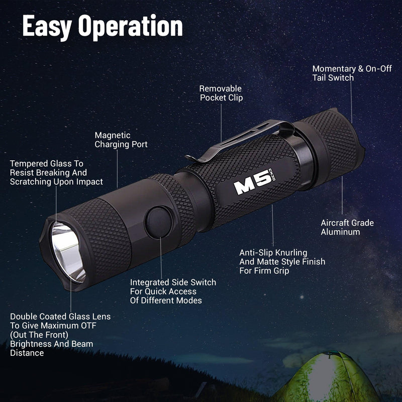 Load image into Gallery viewer, M5 Gen3 - 2,030 Lumen EDC High Power Flashlight
