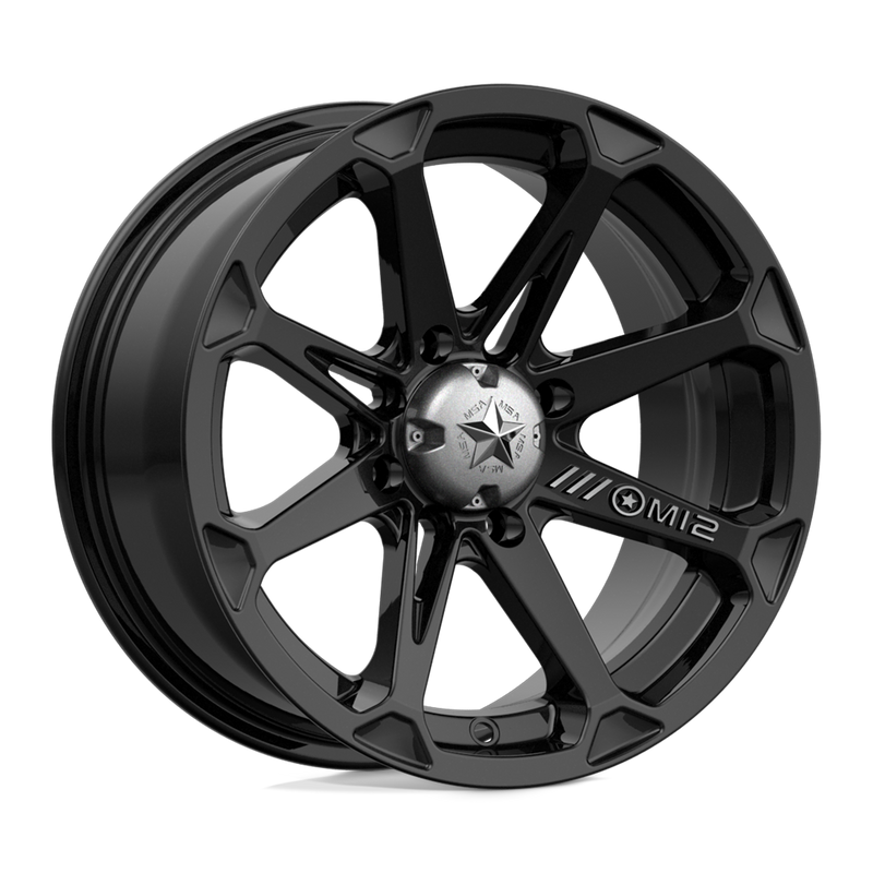 Load image into Gallery viewer, Msa Offroad Wheels M12 Diesel Gloss Black
