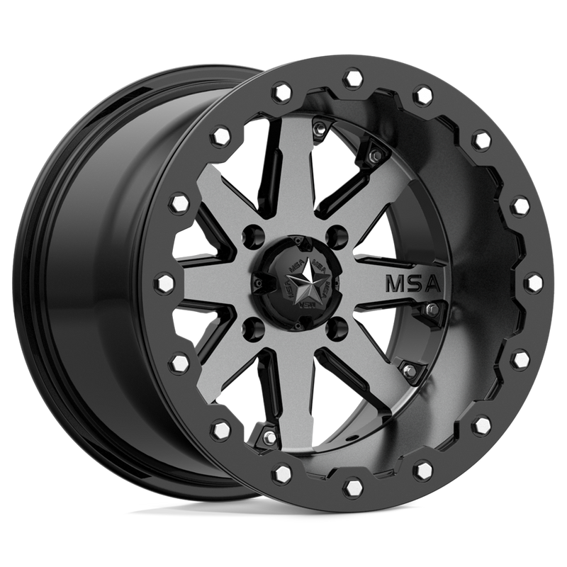 Load image into Gallery viewer, Msa Offroad Wheels M21 Lok Beadlock Charcoal Tint
