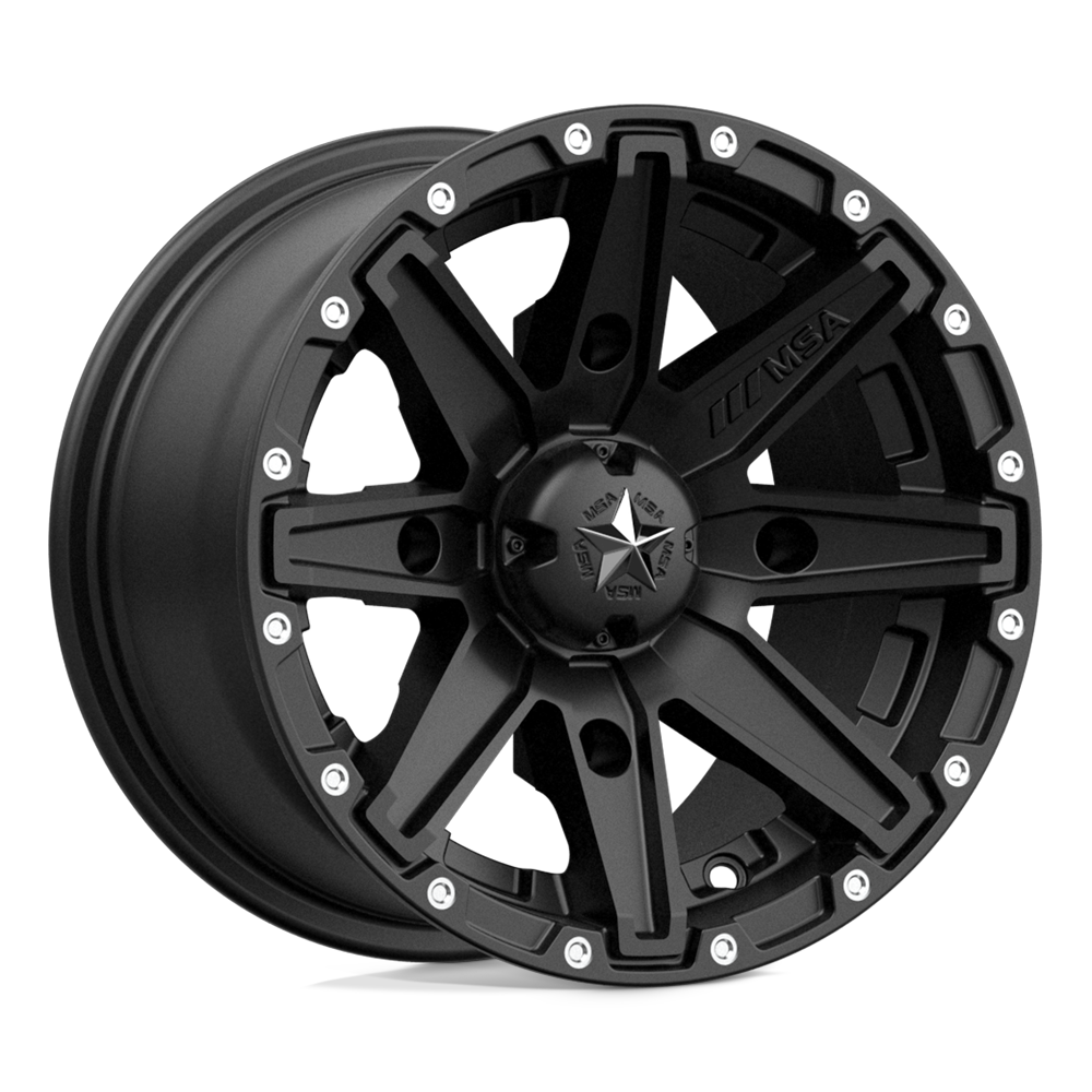 Msa Offroad Wheels M33 Clutch Satin Black