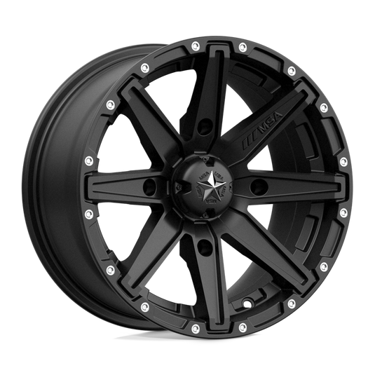 Msa Offroad Wheels M33 Clutch Satin Black