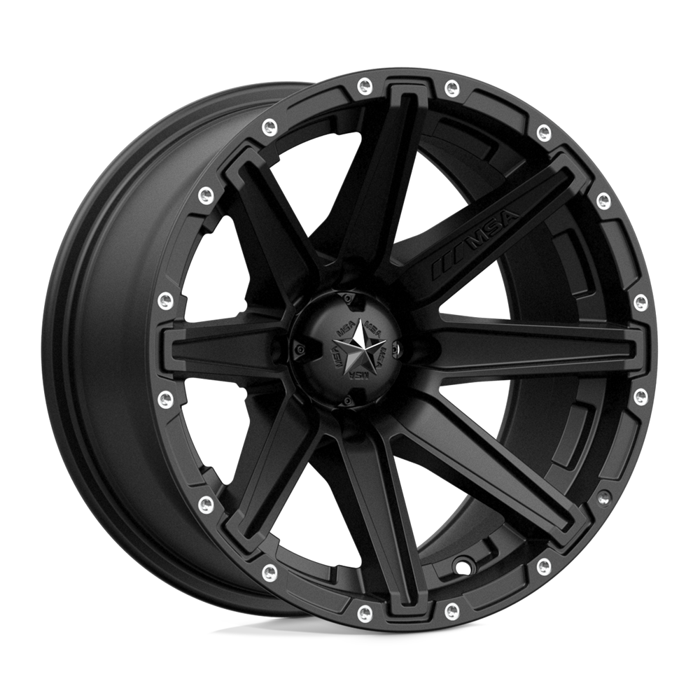 Msa Offroad Wheels M33 Clutch Satin Black