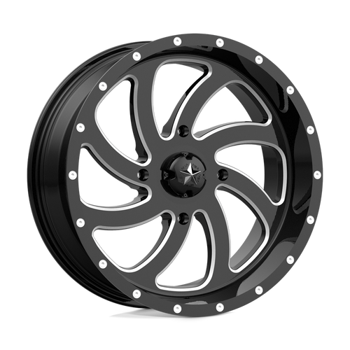 Msa Offroad Wheels M36 Switch Gloss Black Milled
