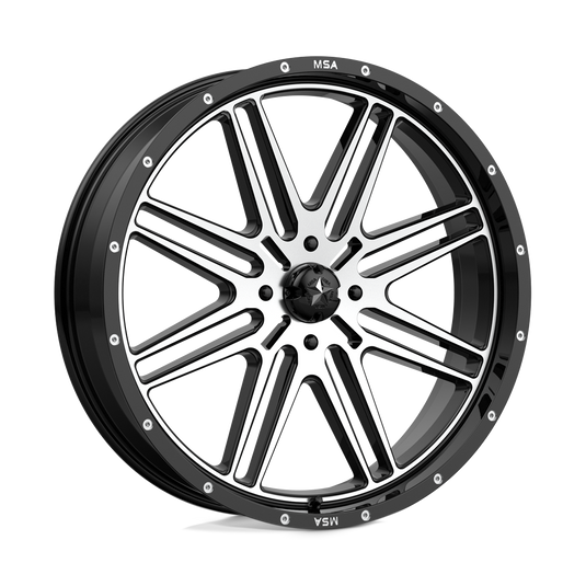 Msa Offroad Wheels M38 Brute Gloss Black Machined