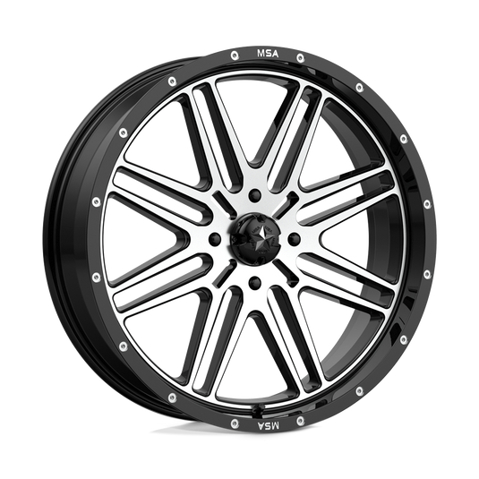 Msa Offroad Wheels M38 Brute Gloss Black Machined