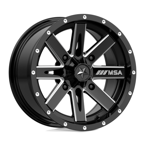 Msa Offroad Wheels M41 Boxer Gloss Black Milled