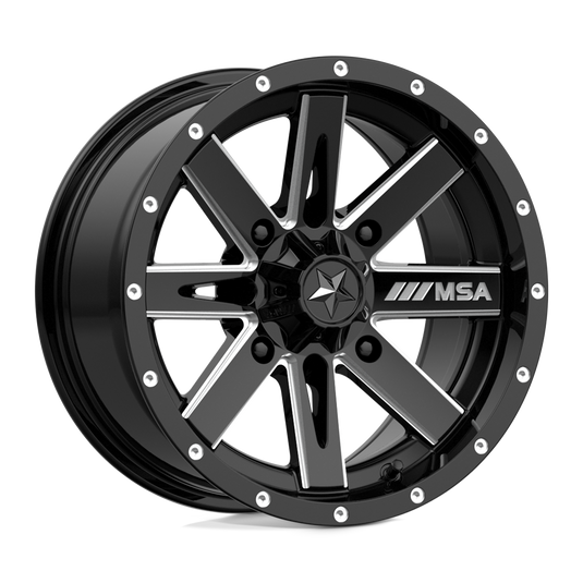 Msa Offroad Wheels M41 Boxer Gloss Black Milled