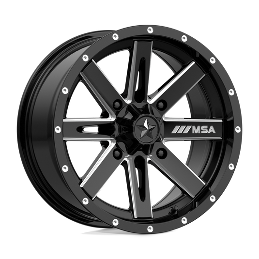Msa Offroad Wheels M41 Boxer Gloss Black Milled