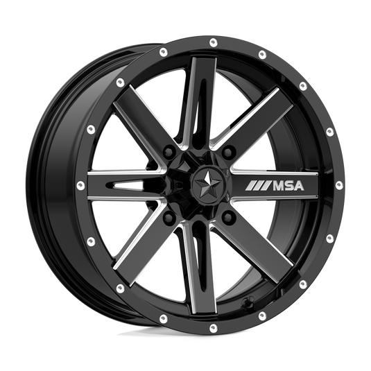 Msa Offroad Wheels M41 Boxer Gloss Black Milled