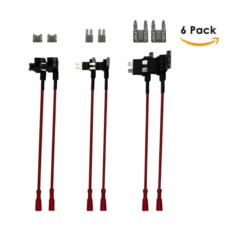 Load image into Gallery viewer, Rexing Fuse Tap and Add-a-Circuit Adapter with LP-mini, Mini Fuse, Micro2 blade fuse adapters
