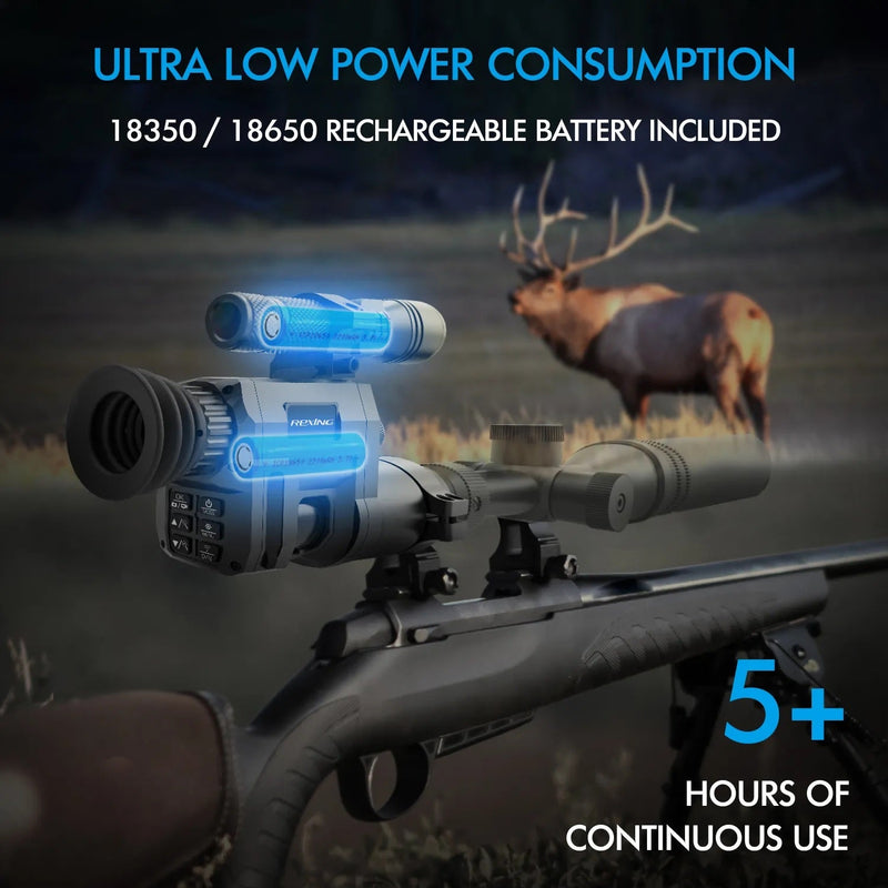 Load image into Gallery viewer, Rexing NVS1 Digital Infrared Night Vision Scope Camera HD Video Recording with Wi-Fi

