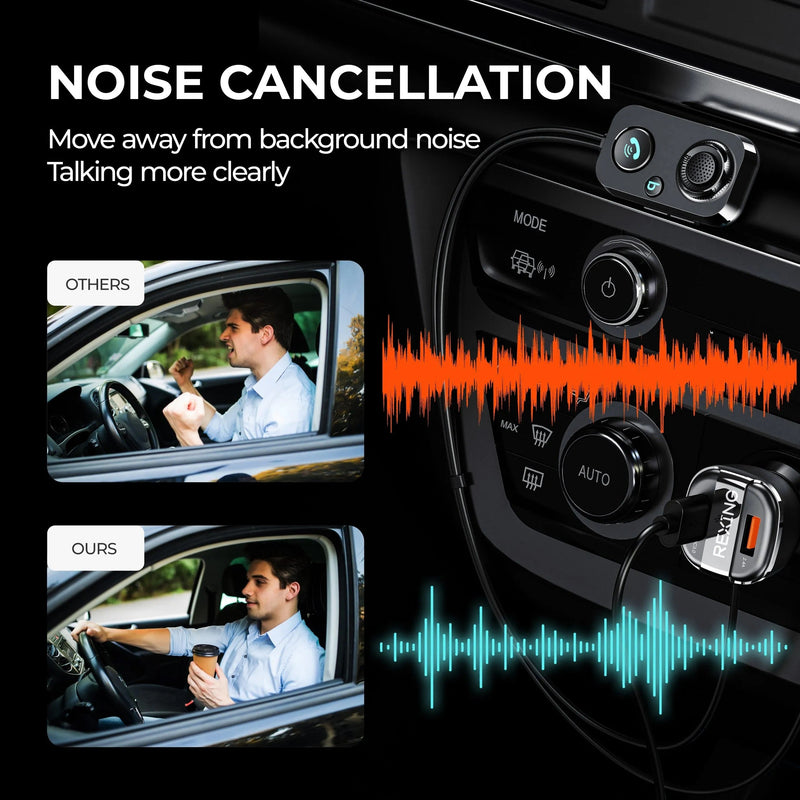 Load image into Gallery viewer, Rexing AUX2 Mini Bluetooth Receiver for car w/ Bluetooth 5.1
