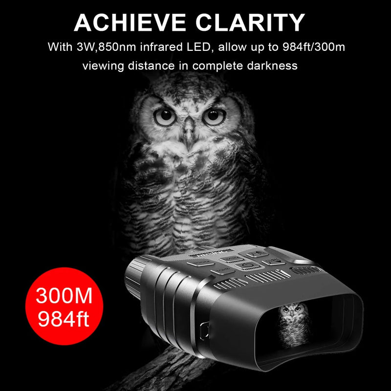 Load image into Gallery viewer, Rexing B1 (Black) Night Vision Goggles Binoculars
