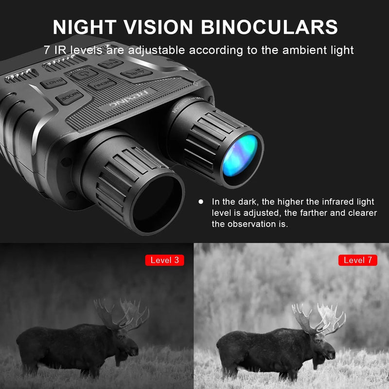 Load image into Gallery viewer, Rexing B1 (Black) Night Vision Goggles Binoculars
