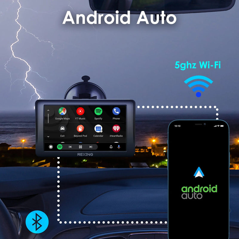Load image into Gallery viewer, REXING W1 Multimedia Receiver W/ Backup Camera
