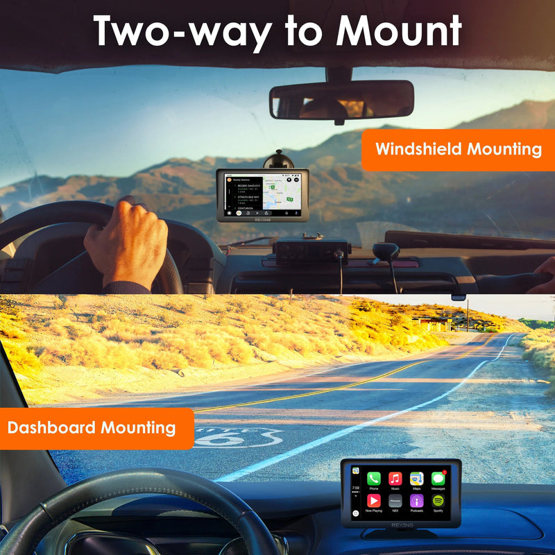 Load image into Gallery viewer, REXING W1 Multimedia Receiver W/ Backup Camera
