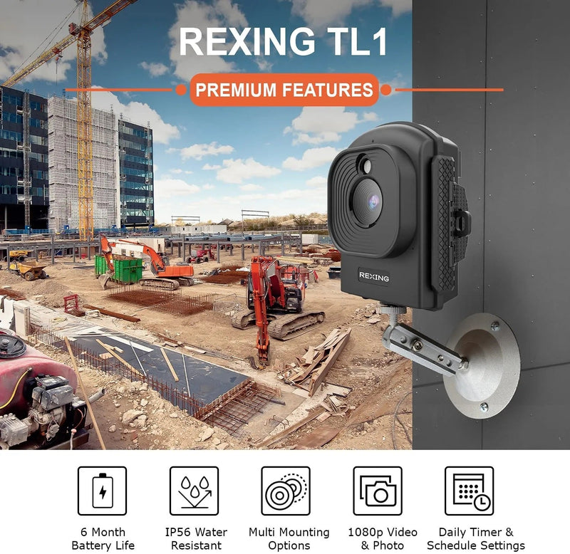Load image into Gallery viewer, Rexing TL1 Time-Lapse Camera 1920×1080 Full HD
