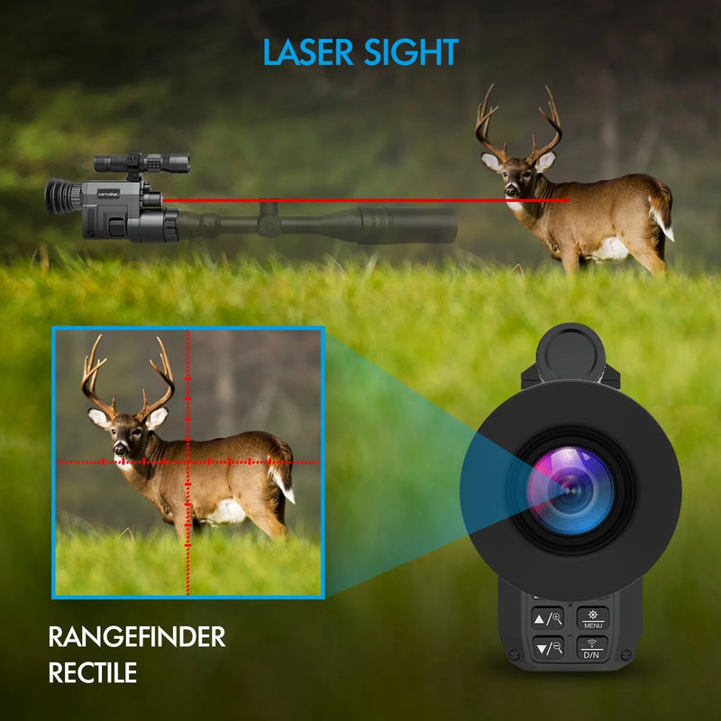 Load image into Gallery viewer, Rexing NVS1 Digital Infrared Night Vision Scope Camera HD Video Recording with Wi-Fi
