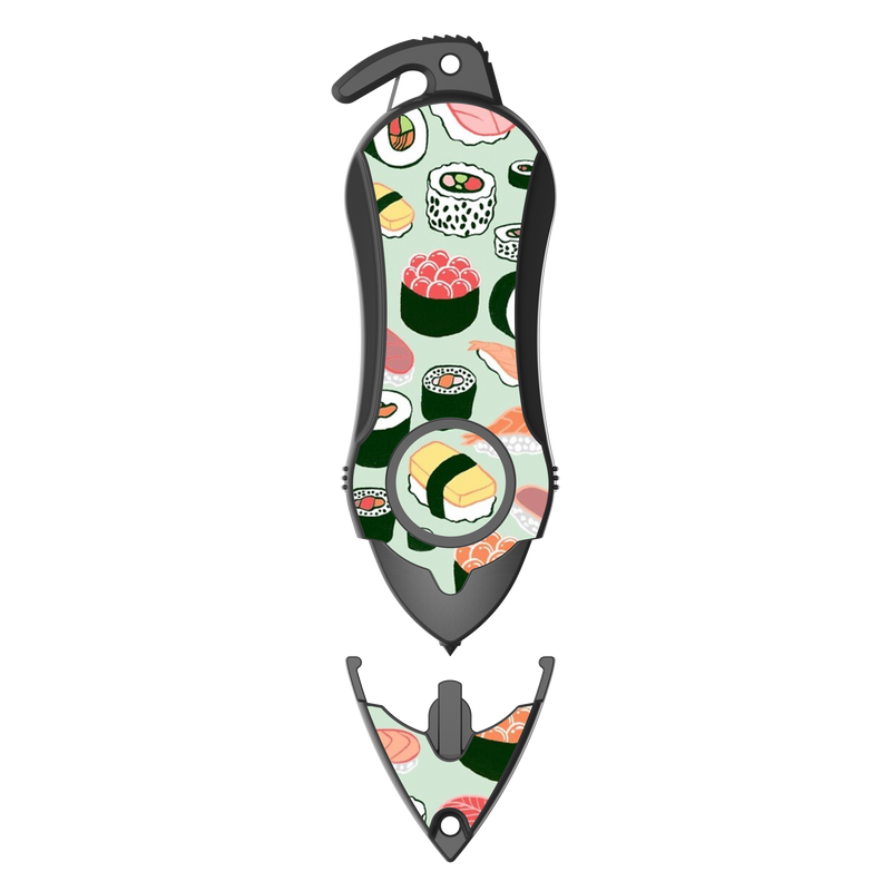 Load image into Gallery viewer, Personal Alarm Keychain Safety Emergency Tool  (Sushi)

