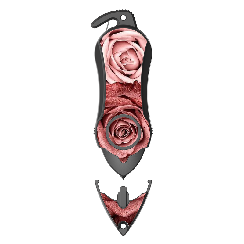 Load image into Gallery viewer, Personal Alarm Keychain Safety Emergency Tool  (Twin Rose)
