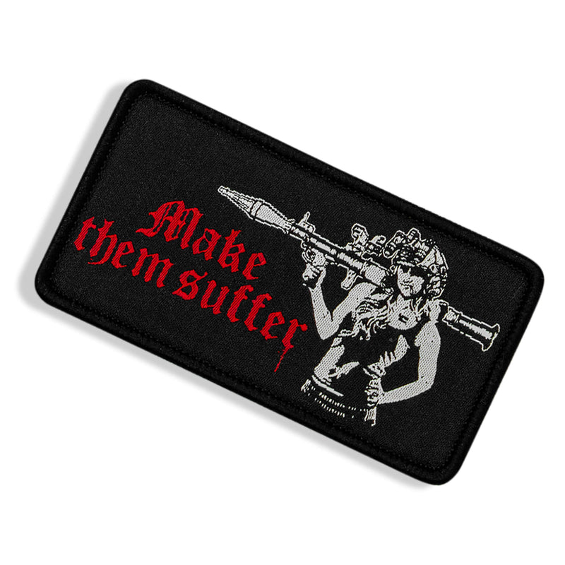 Load image into Gallery viewer, Make Them Suffer Embroidered Velcro Patch
