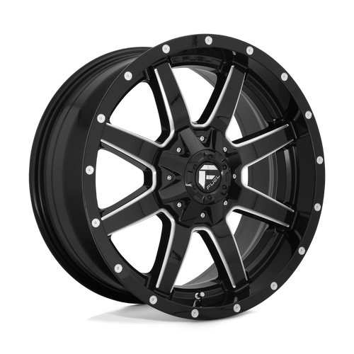 Fuel 1 Pc D610 Maverick Gloss Black Milled