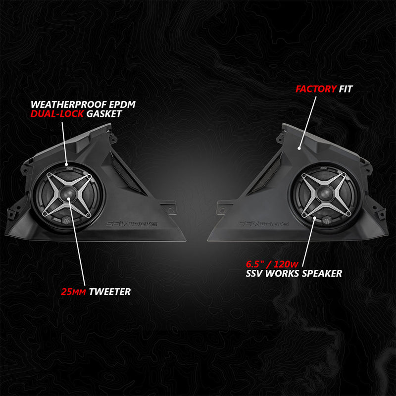 Load image into Gallery viewer, 2024-2026 Can-Am® Maverick R Front-Dash 6.5&quot; Speaker-Panels
