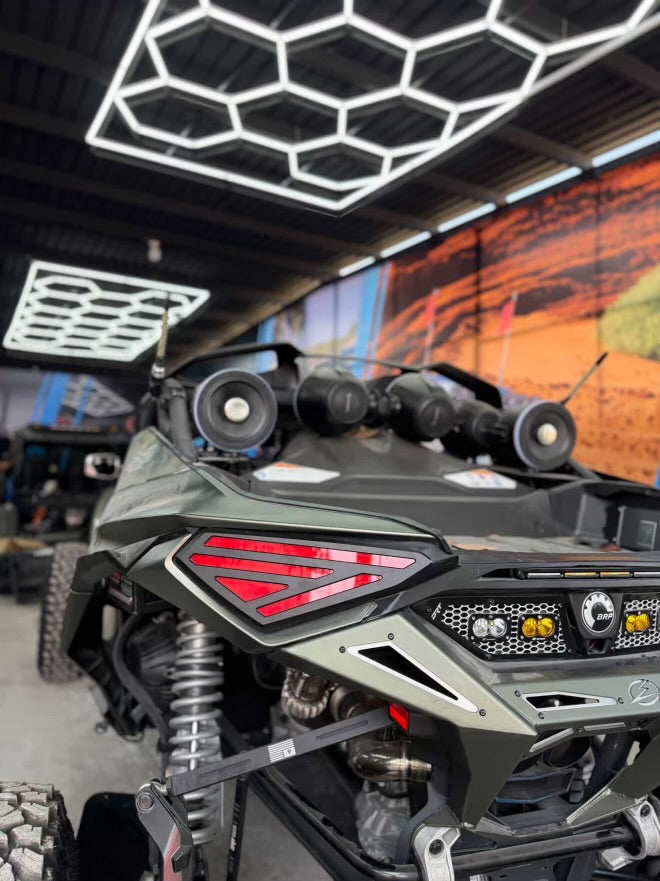 Load image into Gallery viewer, Marshin Whips Billet LED Tail Light Upgrade | Can-Am Maverick R (Mav R)
