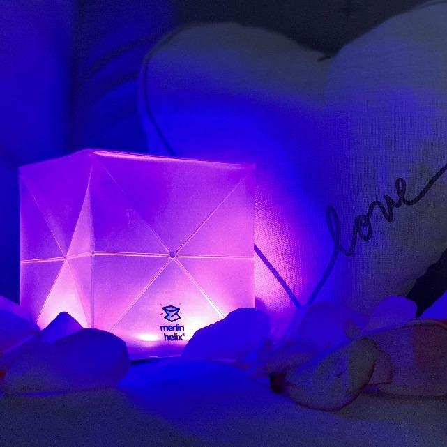 Load image into Gallery viewer, Multicolor Helix Merlin – Color Therapy Lamp for Mood Enhancement &amp; Emotional Wellness
