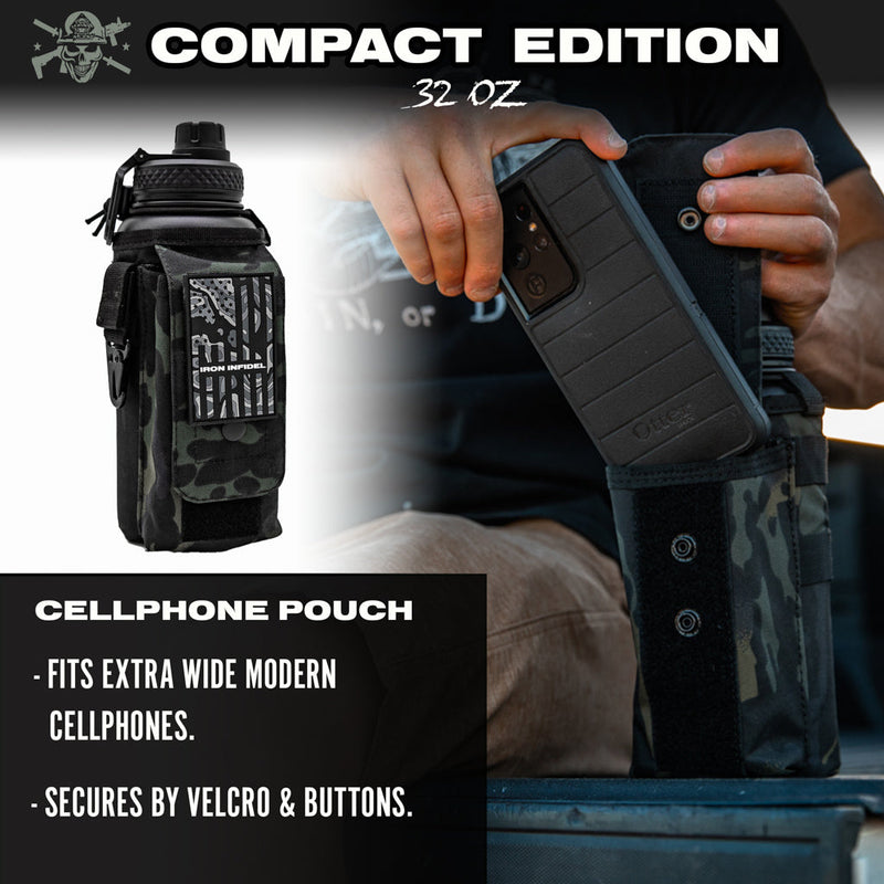 Load image into Gallery viewer, 32oz Compact Battle Bottles
