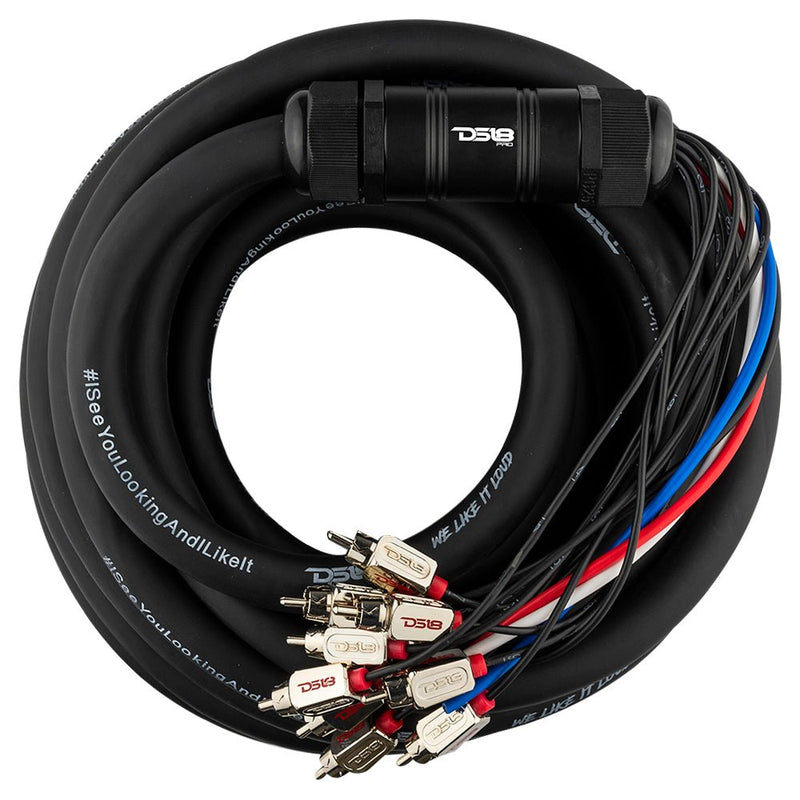 Load image into Gallery viewer, Snake, Medusa 10 Channel RCA and 4 x 12GA OFC Power Wire 30 Feet
