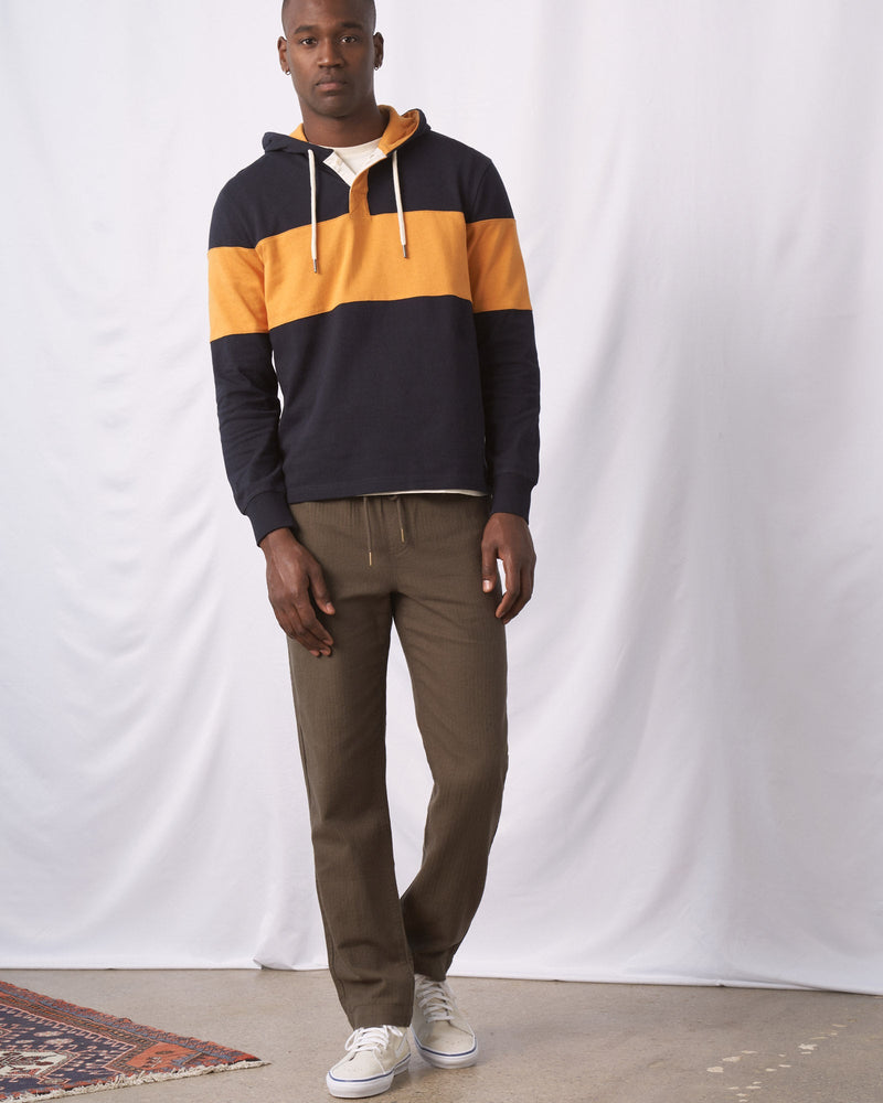 Load image into Gallery viewer, Organic Hooded Rugby Shirt

