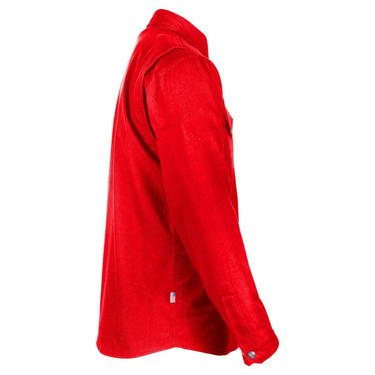Protective Flannel Shirt - Red Solid