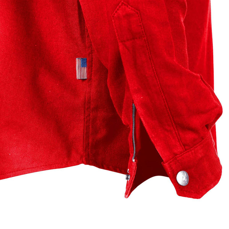 Load image into Gallery viewer, Protective Flannel Shirt - Red Solid
