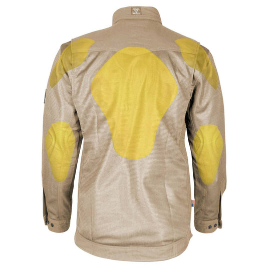 Protective Summer Mesh Shirt - Khaki Solid