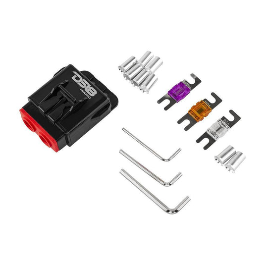 Marine Grade Fuse Holder 4-GA, Fuses Included