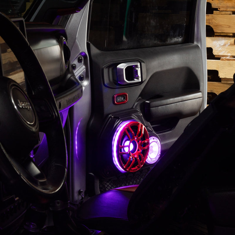 Load image into Gallery viewer, Jeep JL/JLU/JT Front Door Speaker Panels - Long Armrest Models

