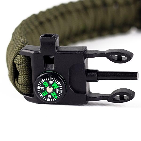 Load image into Gallery viewer, Paracord Survival Bracelet
