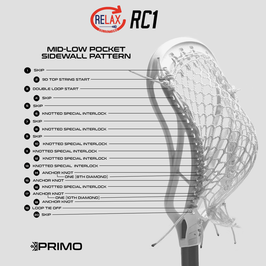 RC1 Lacrosse Head (Strung)