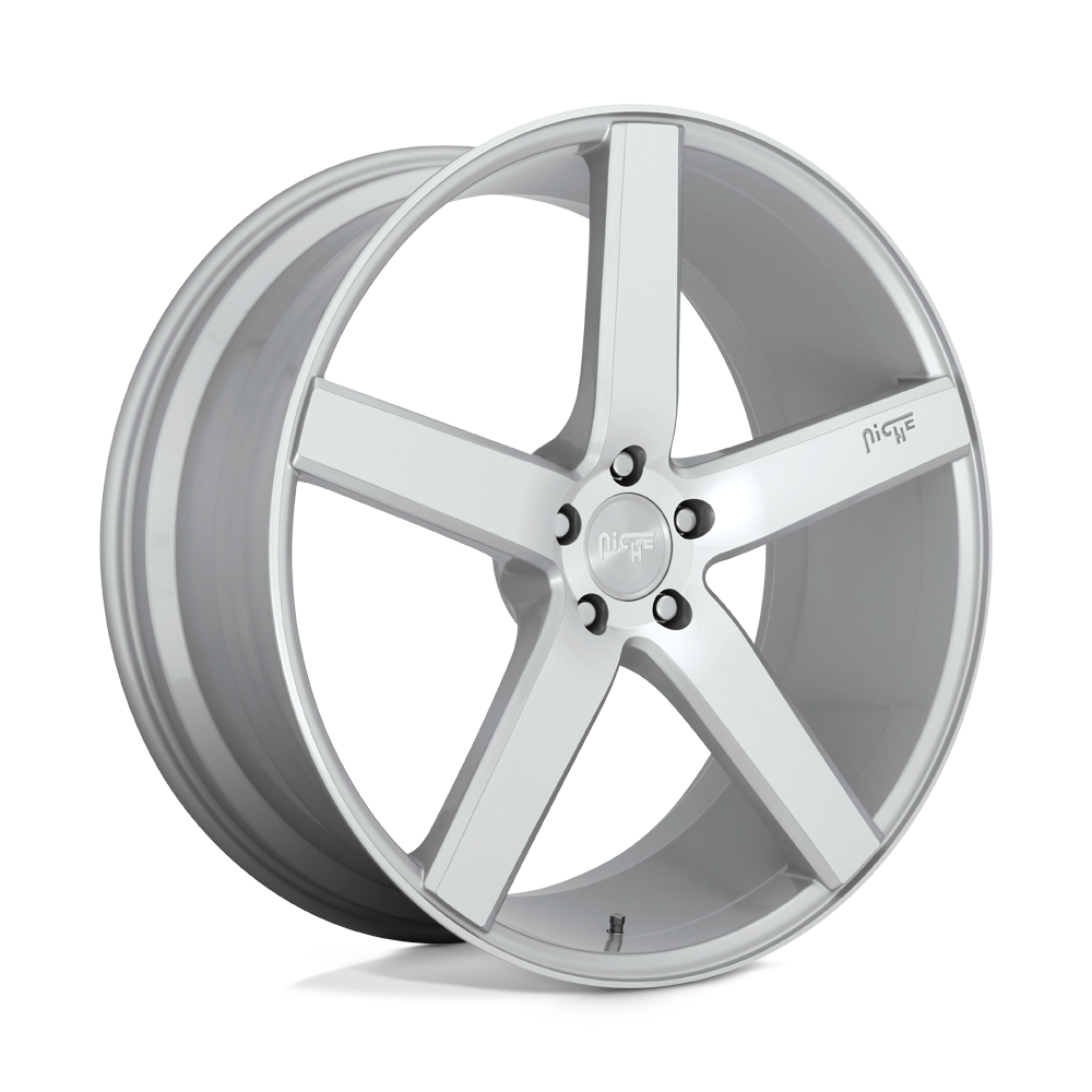 Niche 1 Pc M135 Milan Gloss Silver Machined