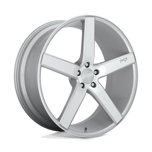 Niche 1 Pc M135 Milan Gloss Silver Machined