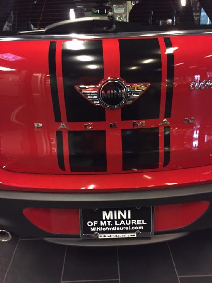 Load image into Gallery viewer, Hood And Trunk Stripe Decals for 2017 Mini Paceman
